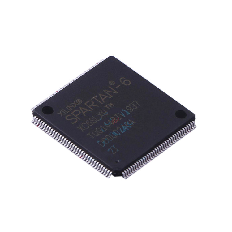 Microprocesador probado original IC XC6SLX9-2TQG144I del circuito integrado de la distribución de los componentes de XC6SLX9-2TQG144I QFP-144 nuevo