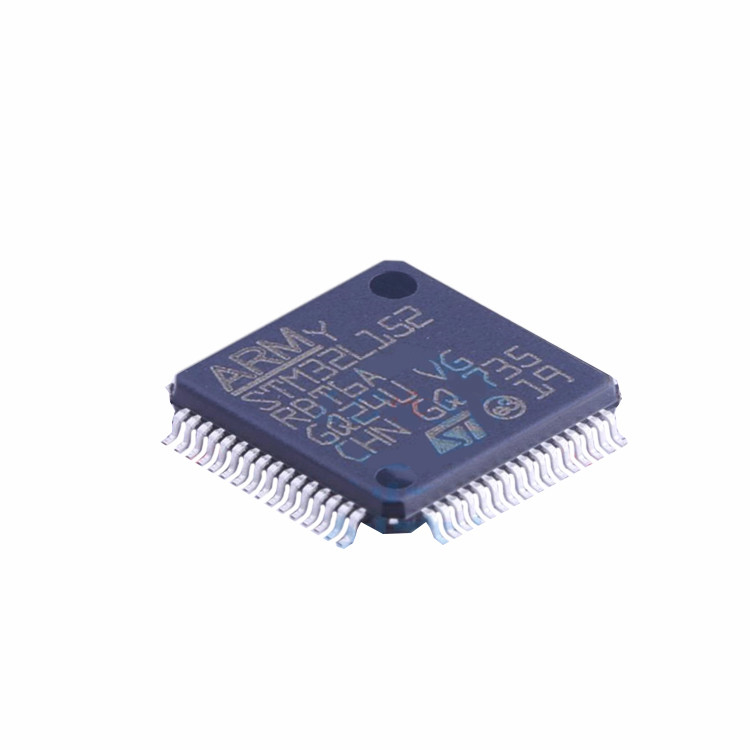 Microprocesador probado original IC STM32L152RBT6 del circuito integrado de la distribución de los componentes electrónicos de STM32L152RBT6 QFP64 nuevo
