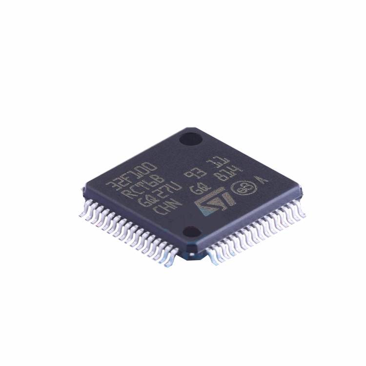 Microprocesador probado original IC STM32F100RCT6B del circuito integrado de la distribución de los componentes de la electrónica de STM32F100RCT6B LQFP64 nuevo