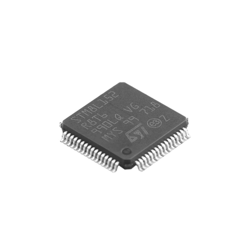 Chip CI DE DESTELLO STM8L152R8T6 de los circuitos integrados 64LQFP de IC MCU 8BIT 64KB de los microcontroladores STM8L152R8T6 y de los procesadores