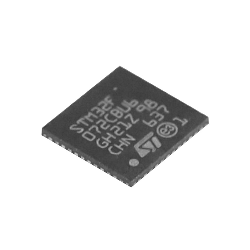 Microprocesador probado original IC STM32F072CBU6 del circuito integrado de la distribución de los componentes de STM32F072CBU6 UFQFPN-48 nuevo