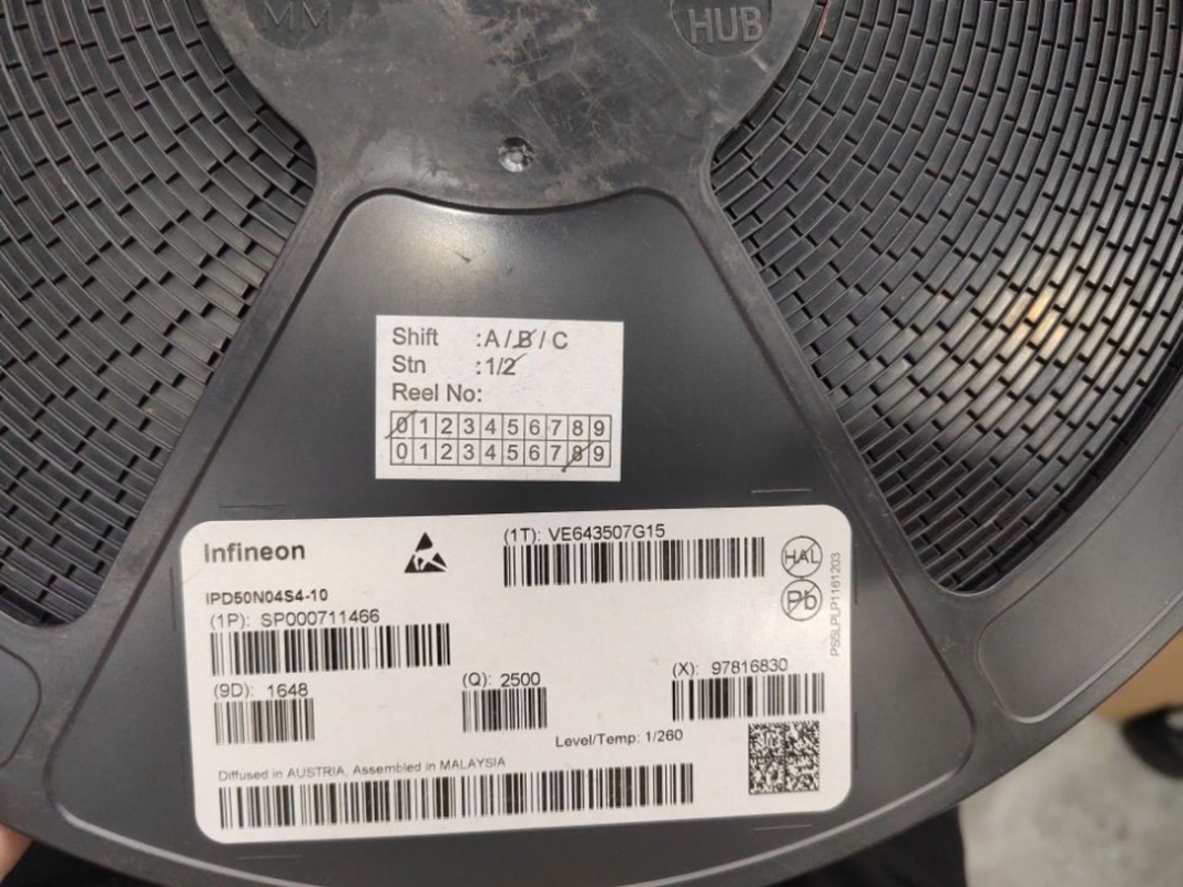 IPD50N04S4-10   Original a estrenar de IC del microprocesador del circuito integrado TO-252   inusitado