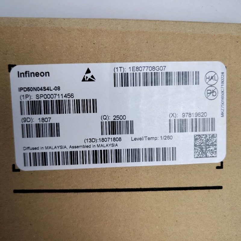 IPD50N04S4L-08  Original a estrenar de IC del microprocesador del circuito integrado TO-252   inusitado