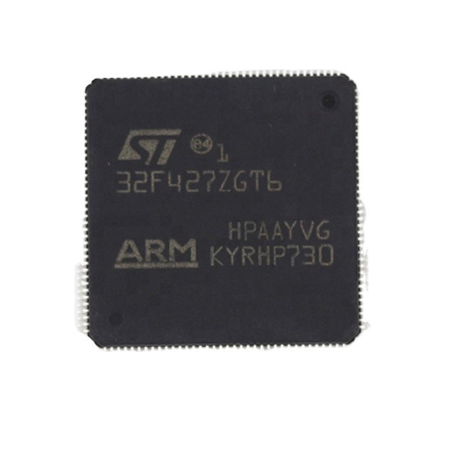 En existencia circuitos integrados DE DESTELLO STM32F427ZGT6 de la acción de la electrónica 144LQFP de IC MCU 32BIT 1MB de los microcontroladores