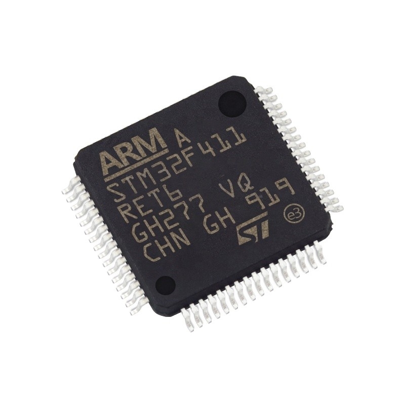 En existencia chip CI DE DESTELLO STM32F411RET6 de los circuitos integrados 64LQFP de IC MCU 32BIT 512KB de los microcontroladores