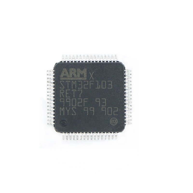 En existencia chip CI DE DESTELLO STM32F103RET7 de los circuitos integrados 64LQFP de IC MCU 32BIT 512KB de los microcontroladores