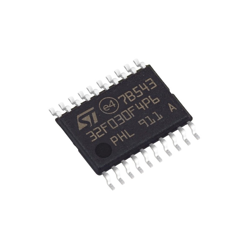 En existencia circuitos integrados DE DESTELLO STM32F030F4P6 del componente electrónico 20TSSOP de IC MCU 32BIT 16KB de los microcontroladores