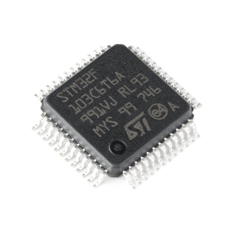 En existencia circuitos integrados DE DESTELLO STM32F103C6T6A del componente electrónico 48LQFP de IC MCU 32BIT 32KB de los microcontroladores