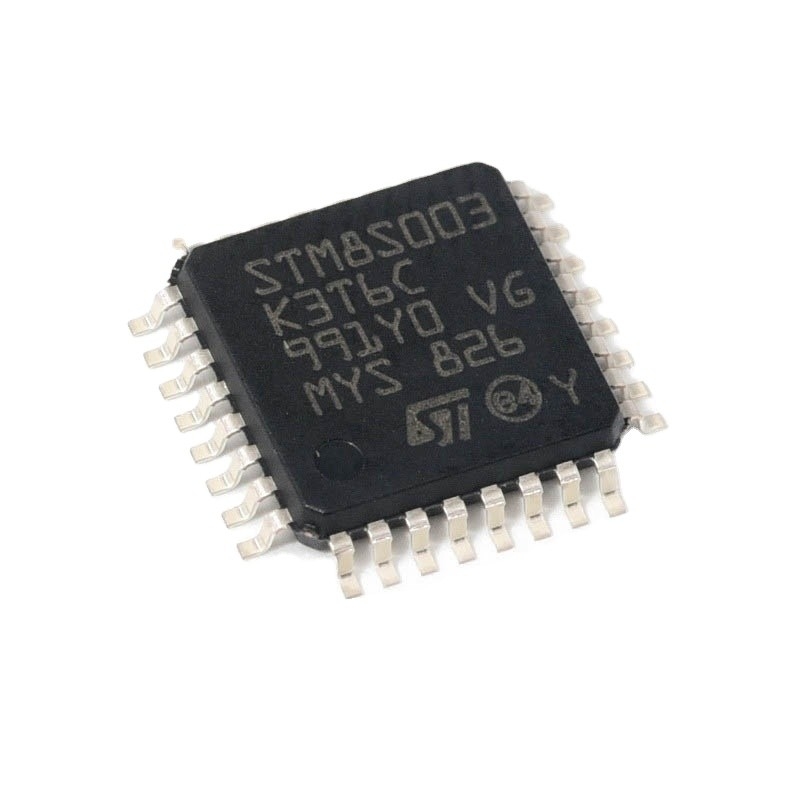Nuevo chip CI componente de destello de 8 bits original STM8S003K3T6C de los microcontroladores MCU STM8 CISC 8KB 3.3V/5V 32-Pin LQFP Tray Electronic