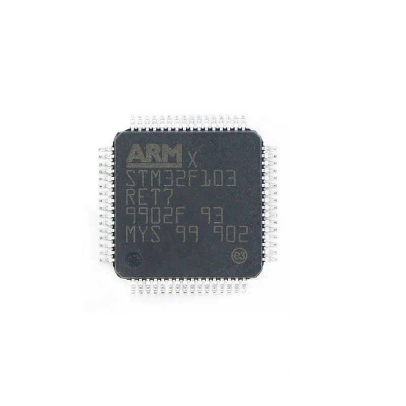 En existencia chip CI DE DESTELLO STM32F103RET7 de los circuitos integrados 64LQFP de IC MCU 32BIT 512KB de los microcontroladores