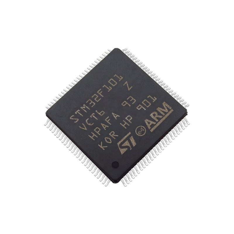 En existencia chip CI DE DESTELLO STM32F101VCT6 de los circuitos integrados 100LQFP de IC MCU 32BIT 256KB de los microcontroladores y de los procesadores