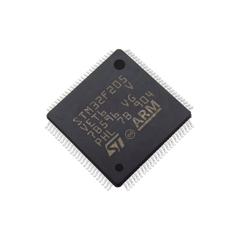 En existencia circuitos integrados DE DESTELLO STM32F205VET6 del componente electrónico 100LQFP de IC MCU 32BIT 512KB de los microcontroladores