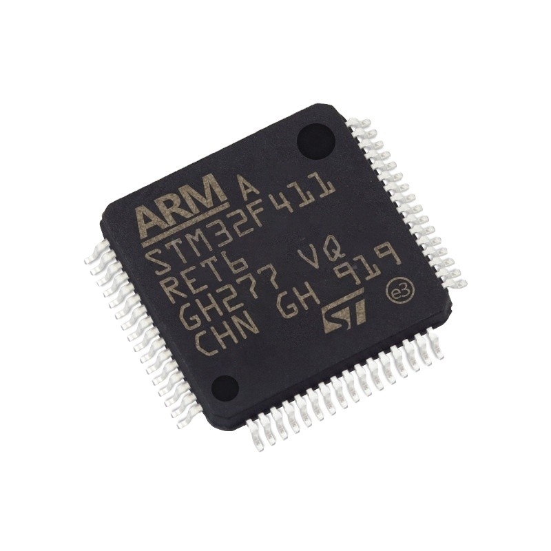 En existencia chip CI DE DESTELLO STM32F411RET6 de los circuitos integrados 64LQFP de IC MCU 32BIT 512KB de los microcontroladores
