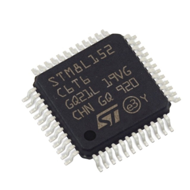 Nuevo chip CI DE DESTELLO original STM8L152C6T6 de los circuitos integrados 48LQFP de IC MCU 8BIT 32KB de los microcontroladores