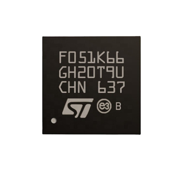 En existencia circuitos integrados DE DESTELLO STM32F051K6U6 del componente electrónico 32UFQFPN de IC MCU 32BIT 32KB de los microcontroladores