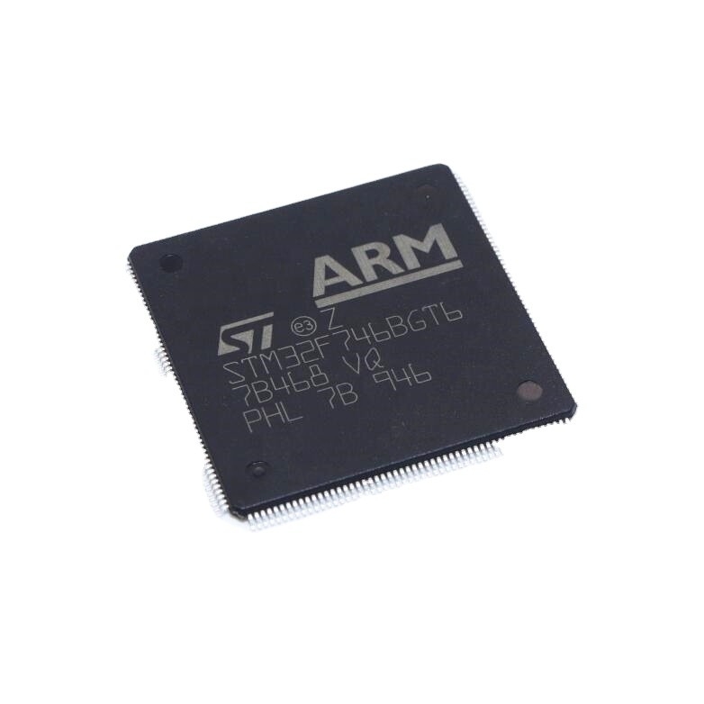 Componentes electrónicos del microcontrolador del chip CI STM32F746BGT6 IC MCU del microcontrolador de los circuitos integrados STM32F746 MCU LQFP208