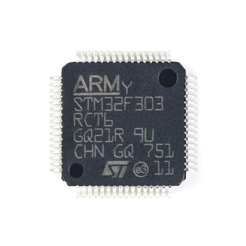 En existencia chip CI DE DESTELLO STM32F303RCT6 de los circuitos integrados 64LQFP de IC MCU 32BIT 256KB de los microcontroladores