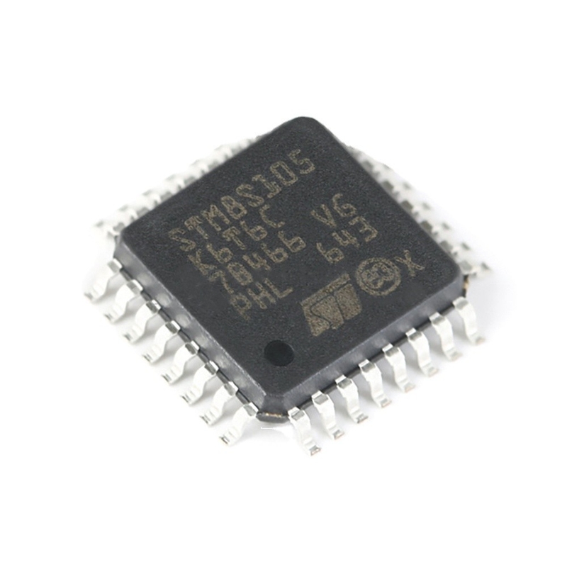 En existencia circuitos integrados DE DESTELLO STM8S105K6T6C del componente electrónico 32LQFP de IC MCU 8BIT 32KB de los microcontroladores