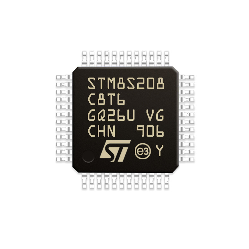Microcontrolador DE DESTELLO de 8 bits IC STM8S005C6T6 de la serie de Chuangyunxinyuan STM8S005C6T6 MCU 16MHz 32KB 48-LQFP STM