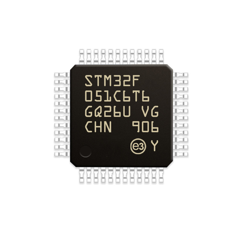 Microcontrolador DE DESTELLO de 8 bits IC STM32F051C6T6 de la serie de Chuangyunxinyuan STM32F051C6T6 MCU 16MHz 32KB 48-LQFP STM