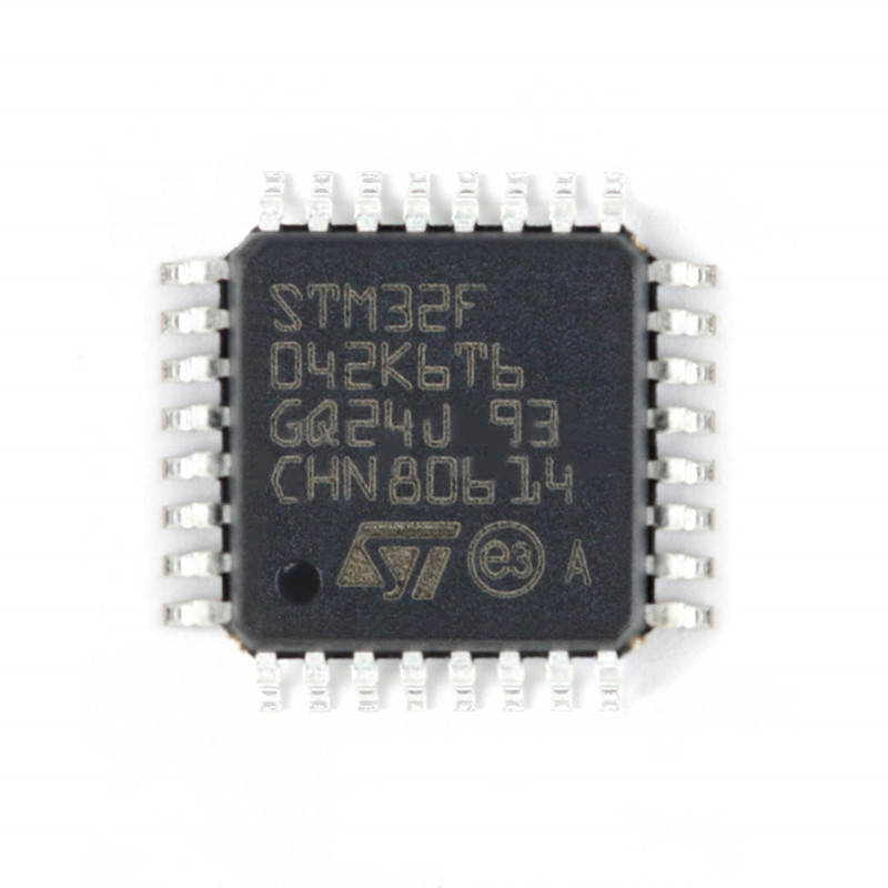 Marca original del FLASH 32LQFP STM32F STM32F042 STM32F042K6T6 de IC MCU 32BIT 32KB del circuito integrado del microcontrolador