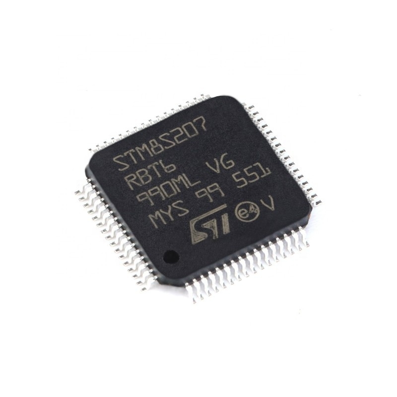 Nuevo y original de las fuentes de IC MCU 8BIT 128KB FLASH eléctrico 64LQFP STM STM8S207RBT6 de Chuangyunxinyuan