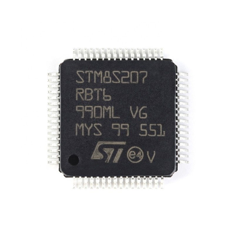 Nuevo y original de las fuentes de IC MCU 8BIT 128KB FLASH eléctrico 64LQFP STM STM8S207RBT6 de Chuangyunxinyuan