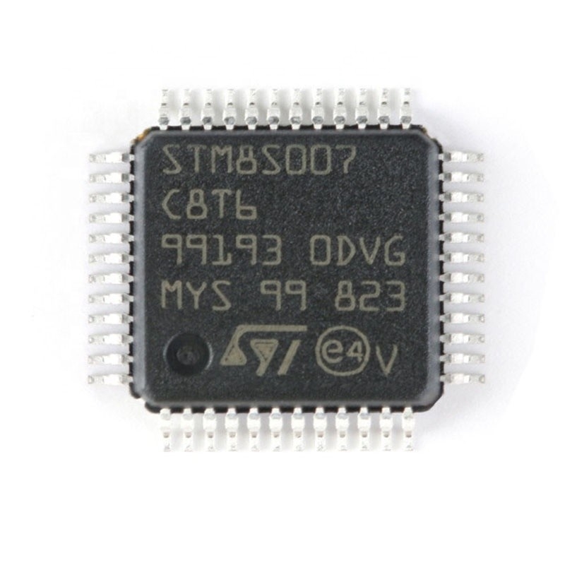 Microcontrolador DE DESTELLO nuevo y original 48LQFP STM8S007C8T6 de Chuangyunxinyuan de IC MCU 8BIT 64KB NUEVO