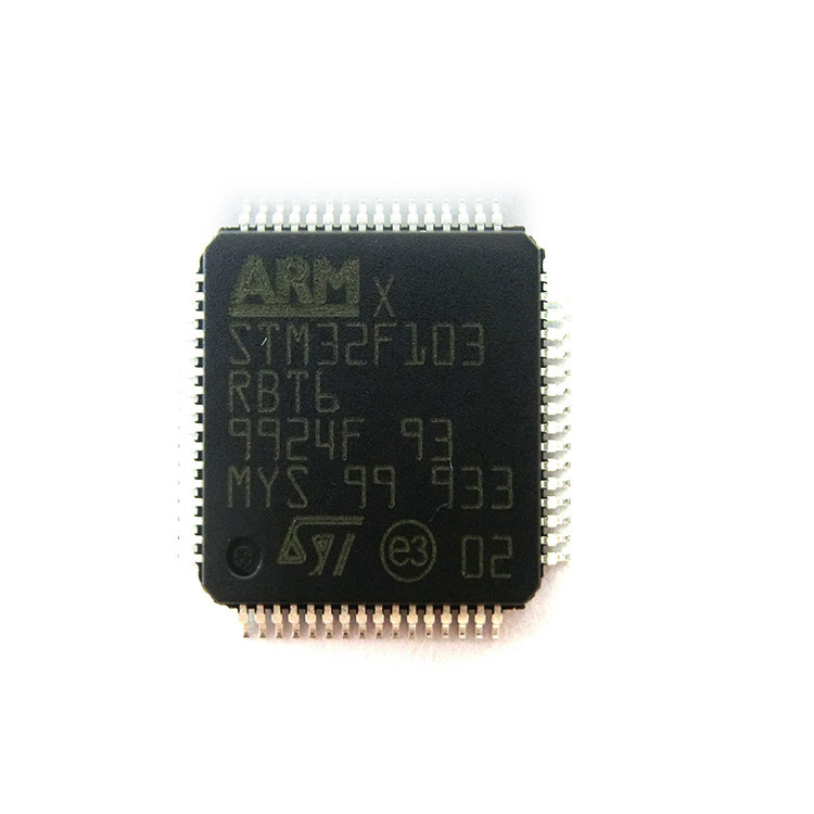 Perno de destello de 32 bits 2.5v/3.3v 64 Lqfp del M3 Risc 128kb del brazo Stm32f1 de STM32F103RBT6 Mcu Ic