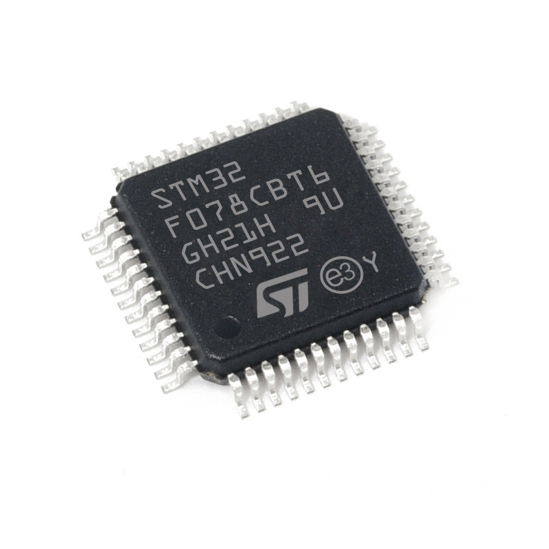 MICROPROCESADOR original a estrenar de IC STM32F078CBT6 del microcontrolador del circuito integrado de los componentes electrónicos