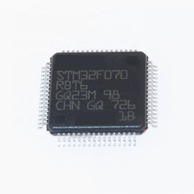 Microcontrolador de 32 bits STM32F070RBT6 IC de nueva STM32 STM32F070 memoria Flash original del circuito integrado de Chuangyunxinyuan