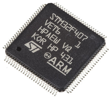 BRAZO auténtico original Cortex-M4 168MHz/512KB RAM de destello del microcontrolador STM32F407VET6: 196KB IC
