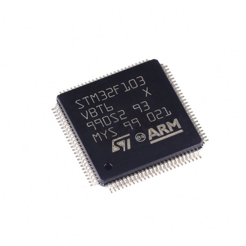 Corteza mordida M3 128k Lqfp100 de destello STM32F103VBT6 IC del microcontrolador de los componentes electrónicos Stm32f103 32 del servicio de Chuangyunxinyuan Bom EN EXISTENCIA